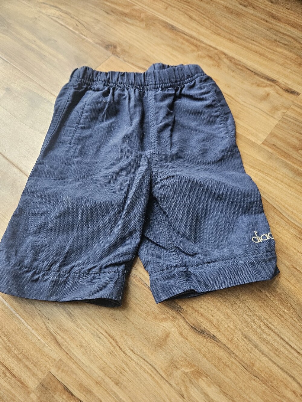 Diadora Navy Blue Elastic-Waist Kids Shorts Age 3 - 4